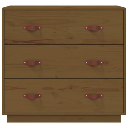 Sideboard Honey Brown 80x40x75 cm Solid Wood Pine