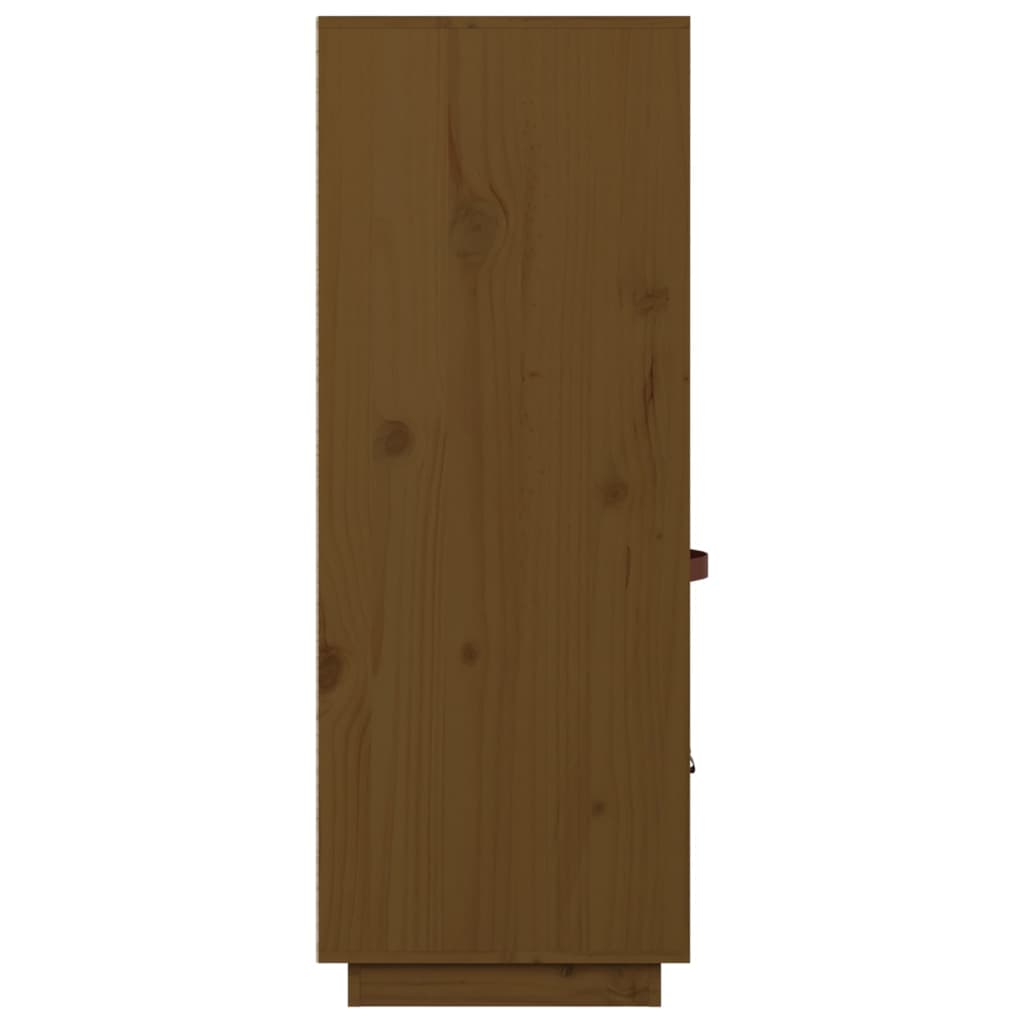 Highboard Honey Brown 67x40x108.5 cm Solid Wood Pine