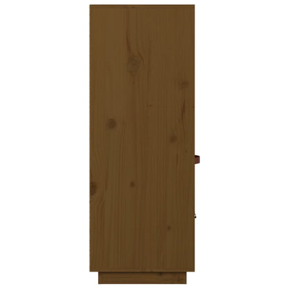 Highboard Honey Brown 67x40x108.5 cm Solid Wood Pine