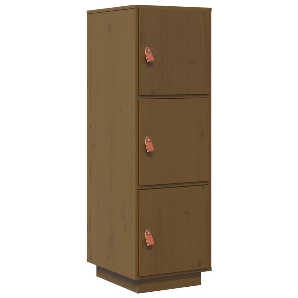 Highboard Honey Brown 34x40x108.5 cm Solid Wood Pine