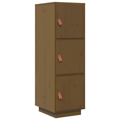 Highboard Honey Brown 34x40x108.5 cm Solid Wood Pine