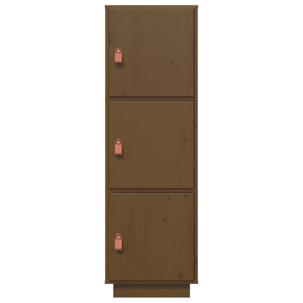 Highboard Honey Brown 34x40x108.5 cm Solid Wood Pine