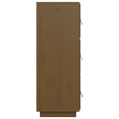 Highboard Honey Brown 34x40x108.5 cm Solid Wood Pine