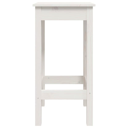 Bar Chairs 2 pcs White 40x40x78 cm Solid Wood Pine