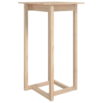 Bar Table 60x60x110 cm Solid Wood Pine