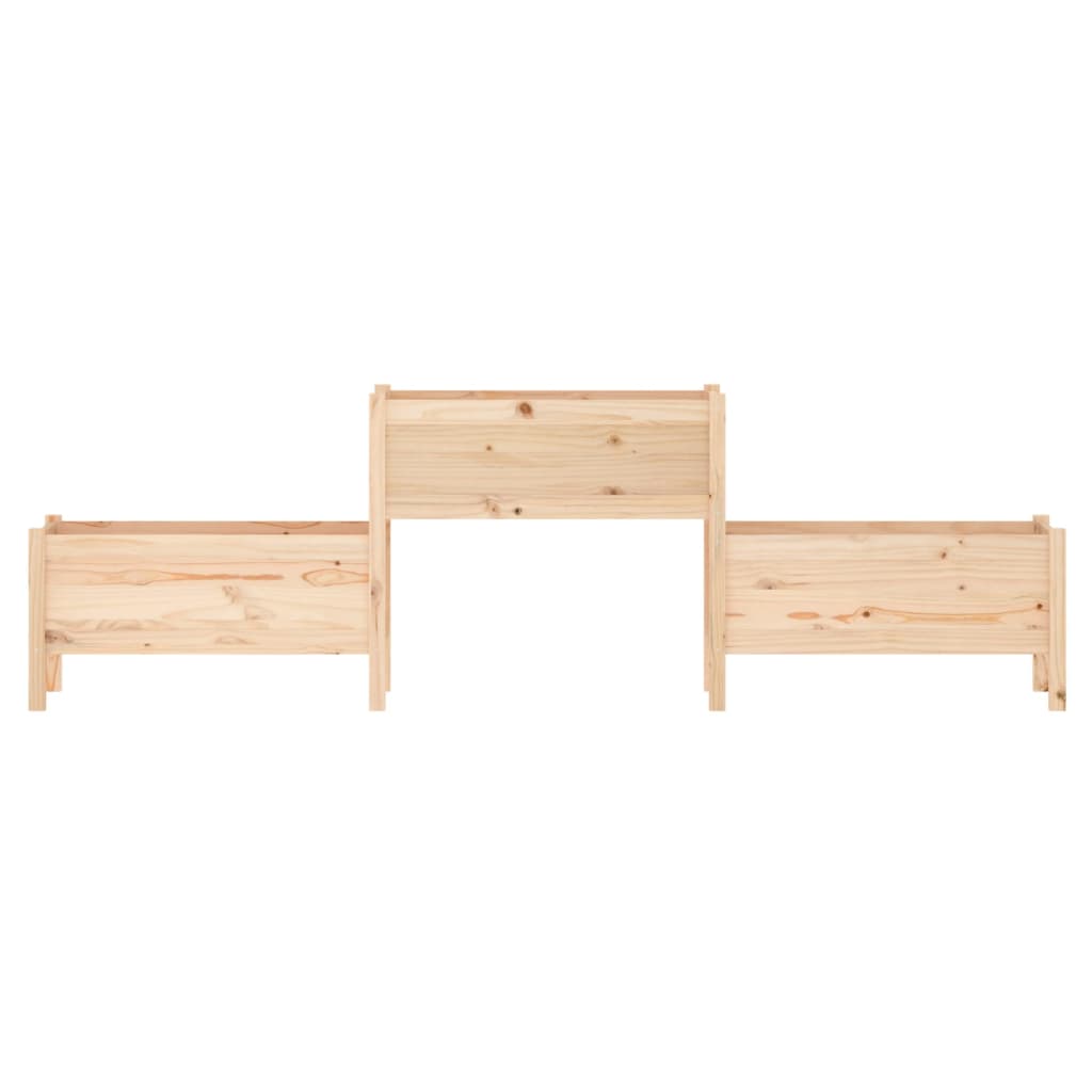 Planter 245.5x44x75 cm Solid Wood Pine