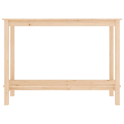 Console Table 110x40x80 cm Solid Wood Pine