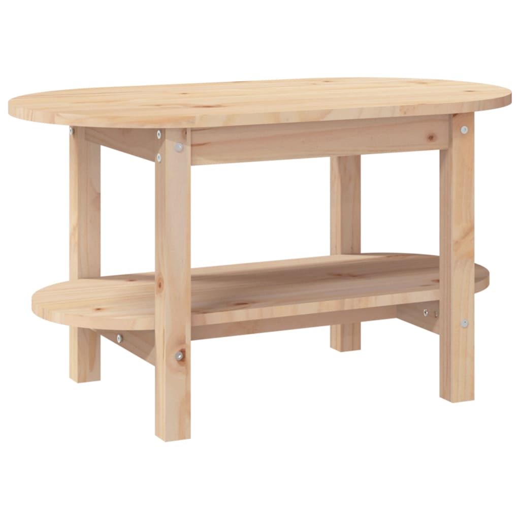 Coffee Table 80x45x45 cm Solid Wood Pine