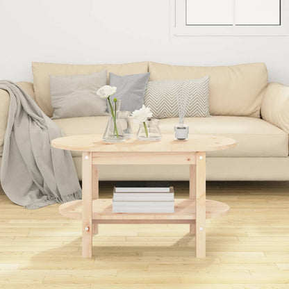 Coffee Table 80x45x45 cm Solid Wood Pine