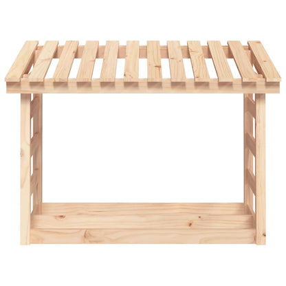 Firewood Rack 108x64.5x78 cm Solid Wood Pine