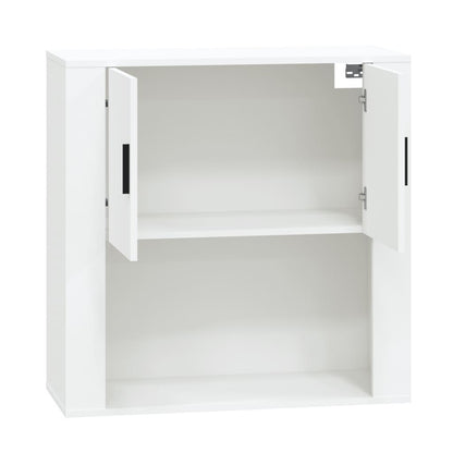 Wall Cabinet White 80x33x80 cm Engineered Wood