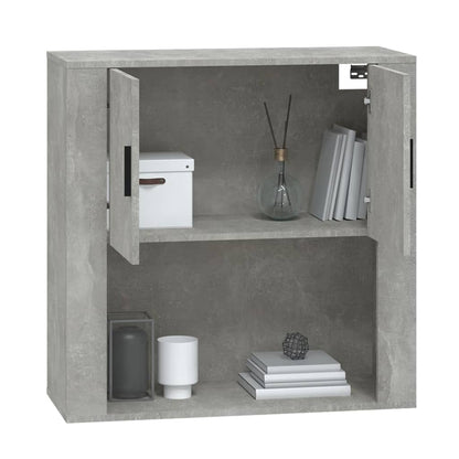 Wall Cabinet Concrete Grey 80x33x80 cm Engineered Wood