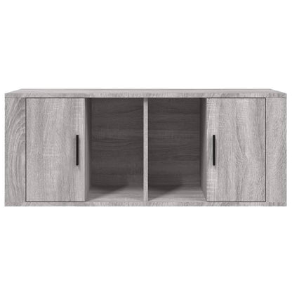 TV Cabinet Grey Sonoma 100x35x40 cm Engineered Wood