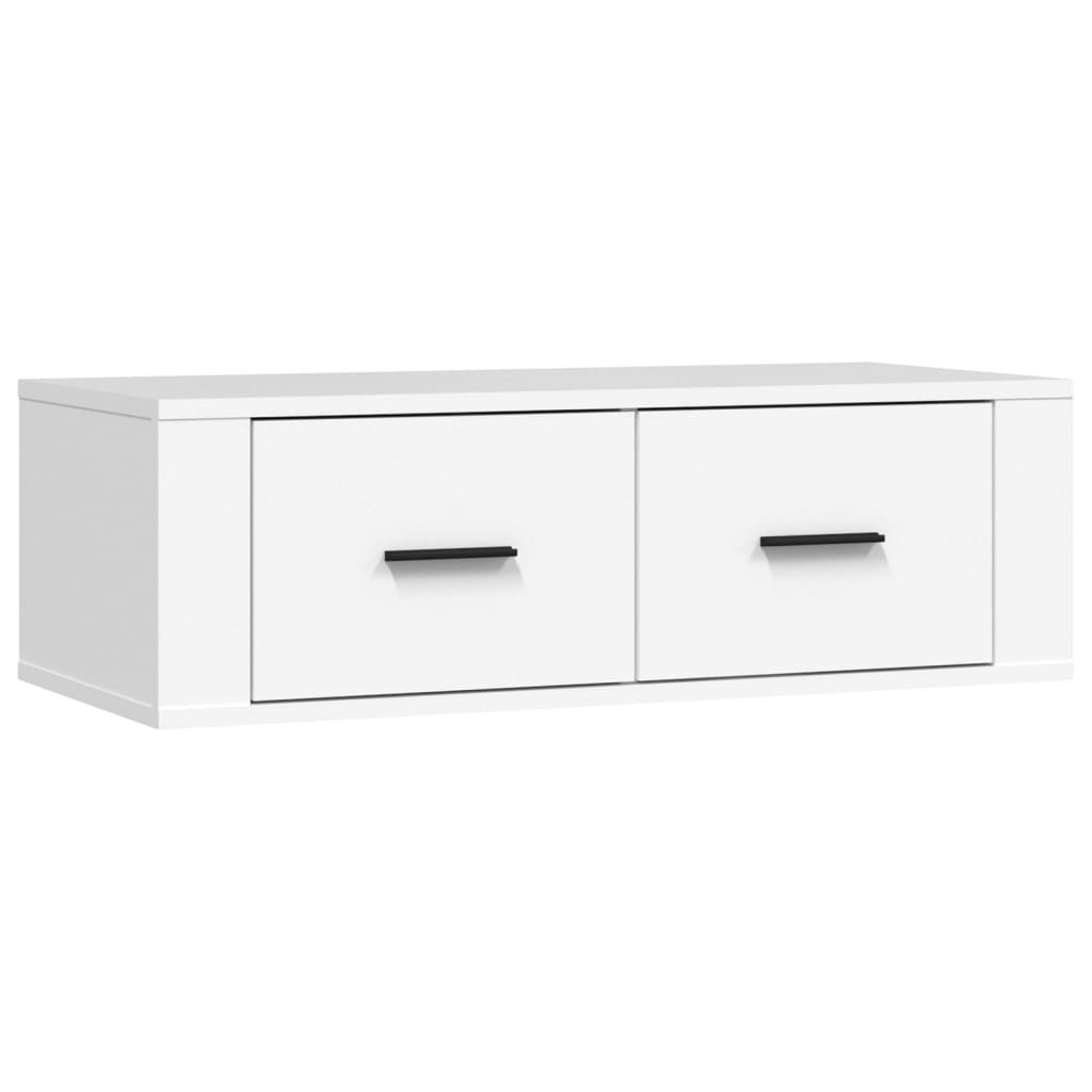 Hanging TV Cabinet White 80x36x25 cm Engineered Wood