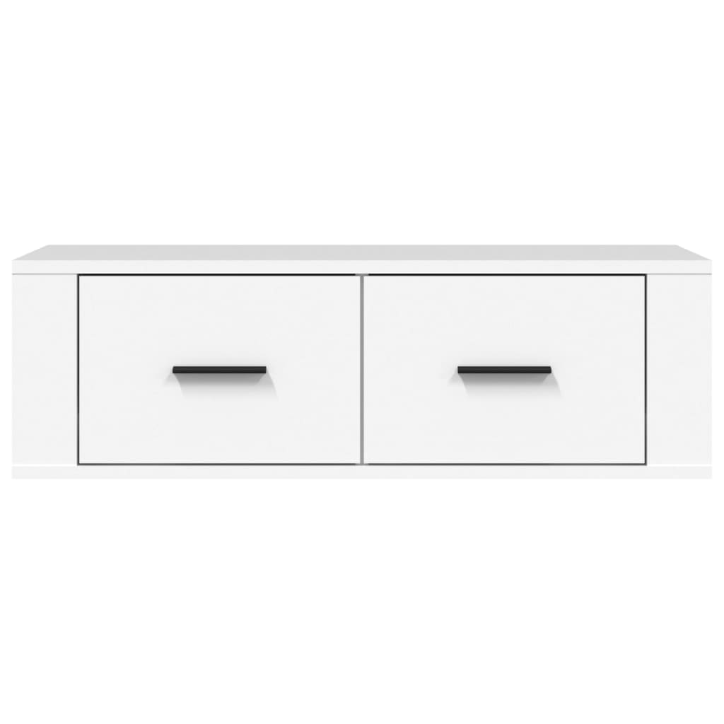 Hanging TV Cabinet White 80x36x25 cm Engineered Wood