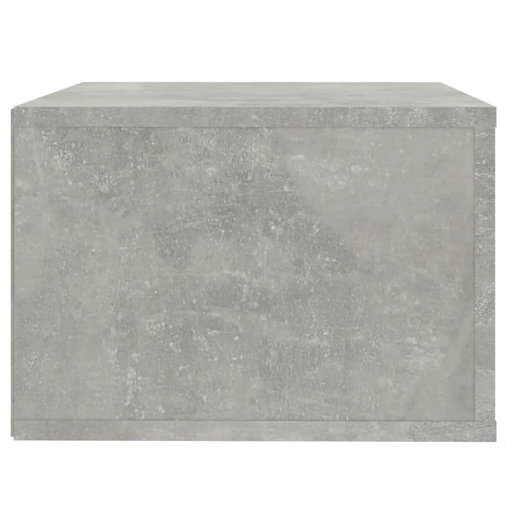 Wall-mounted Bedside Cabinet Concrete Grey 50x36x25 cm