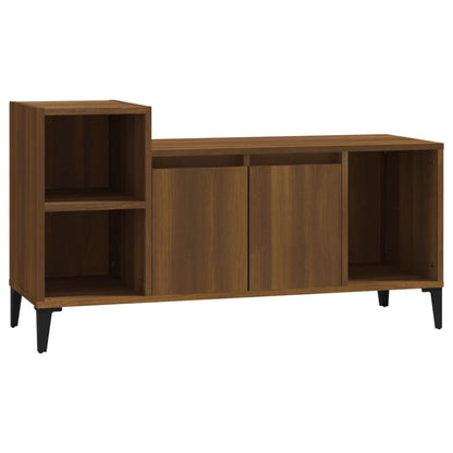 TV Cabinet Brown Oak 100x35x55 cm Engineered Wood