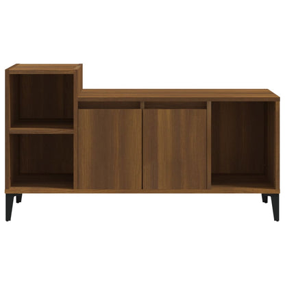 TV Cabinet Brown Oak 100x35x55 cm Engineered Wood