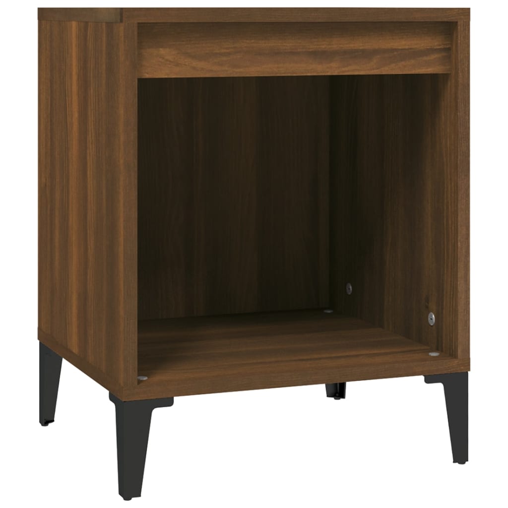 Bedside Cabinet Brown Oak 40x35x50 cm