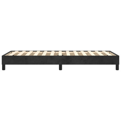 Bed Frame without Mattress Black Single Velvet (UK/IE/FI/NO only)