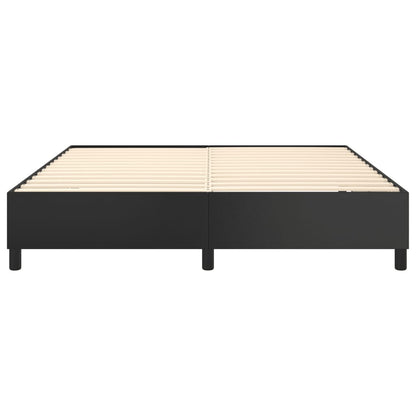 Bed Frame without Mattress Black Super King Faux Leather (UK/IE/FI/NO only)