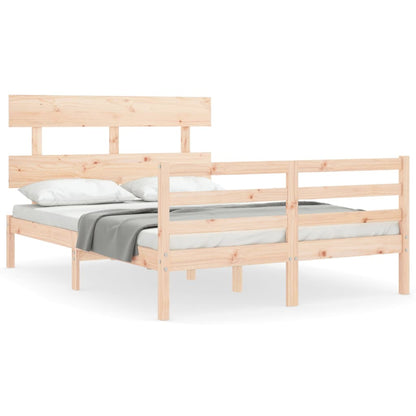 Bed Frame without Mattress 120x200 cm Solid Wood