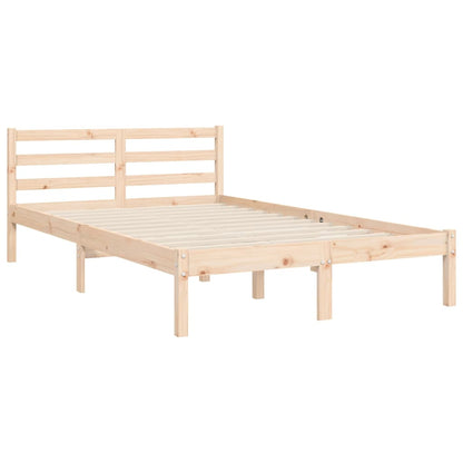 Bed Frame without Mattress 120x200 cm Solid Wood