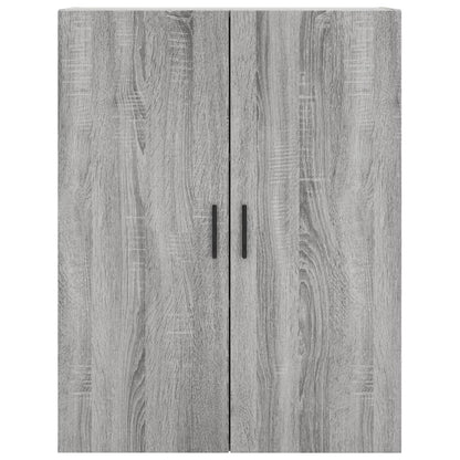 Highboard Grey Sonoma 69.5x34x180 cm Engineered Wood