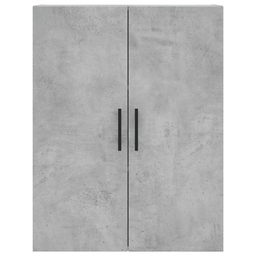 Highboard Concrete Grey 69.5x34x180 cm Engineered Wood