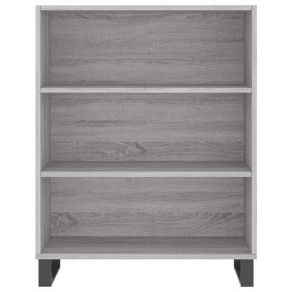 Highboard Grey Sonoma 69.5x34x180 cm Engineered Wood