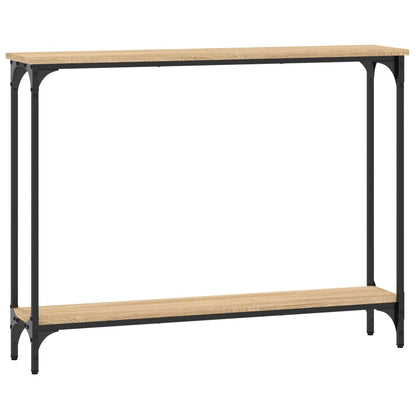 Console Table Sonoma Oak 100x22.5x75 cm Engineered Wood