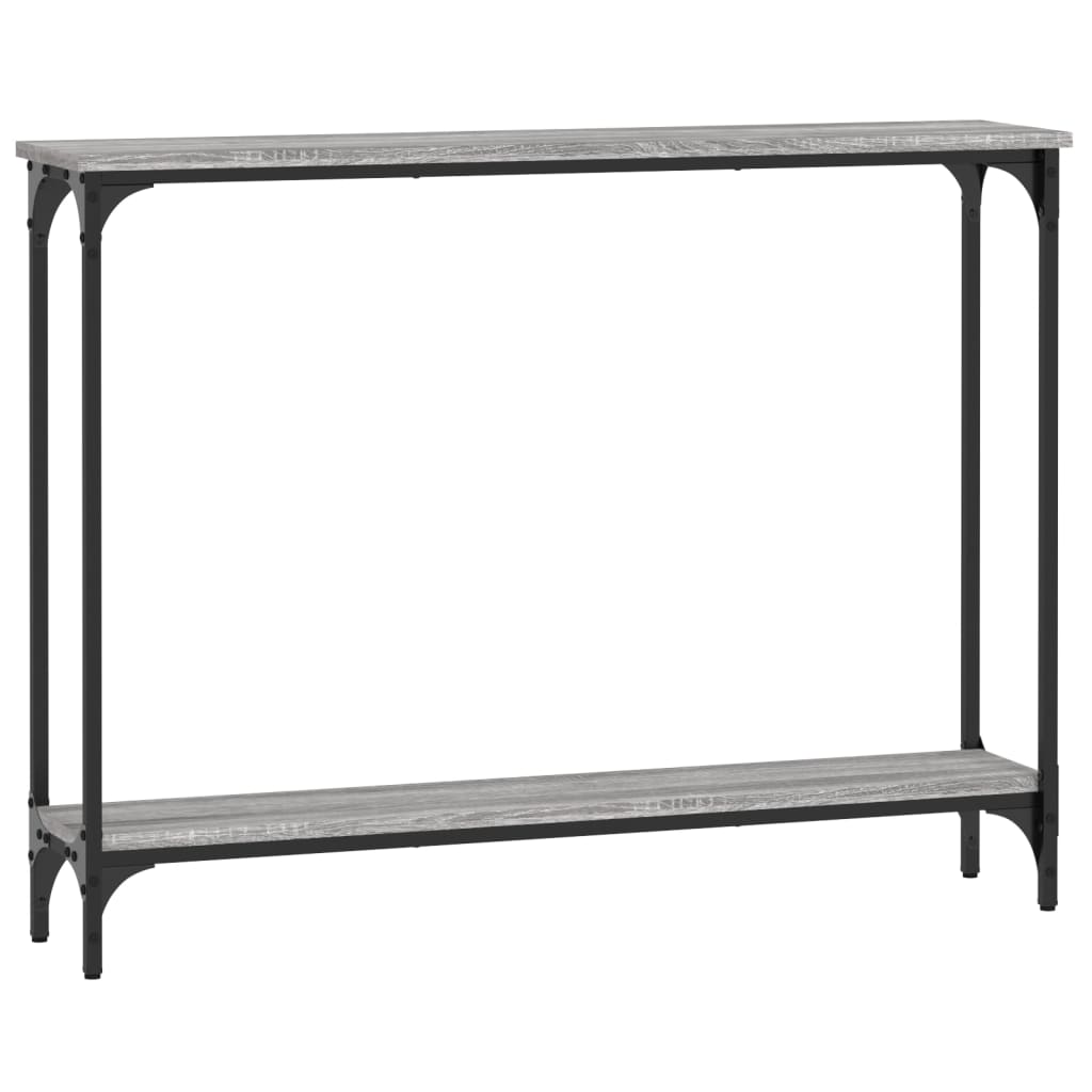 Console Table Grey Sonoma 100x22.5x75 cm Engineered Wood