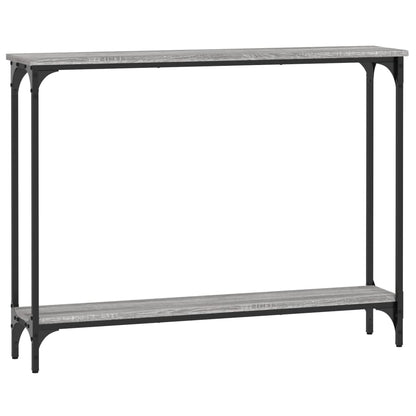 Console Table Grey Sonoma 100x22.5x75 cm Engineered Wood