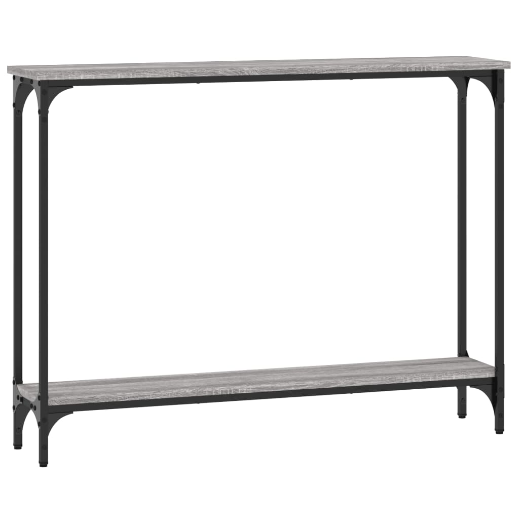 Console Table Grey Sonoma 100x22.5x75 cm Engineered Wood