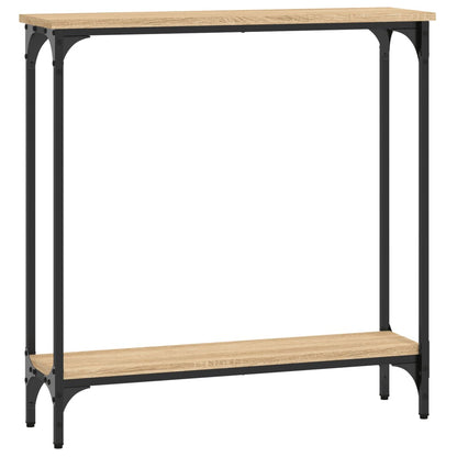 Console Table Sonoma Oak 75x22.5x75 cm Engineered Wood