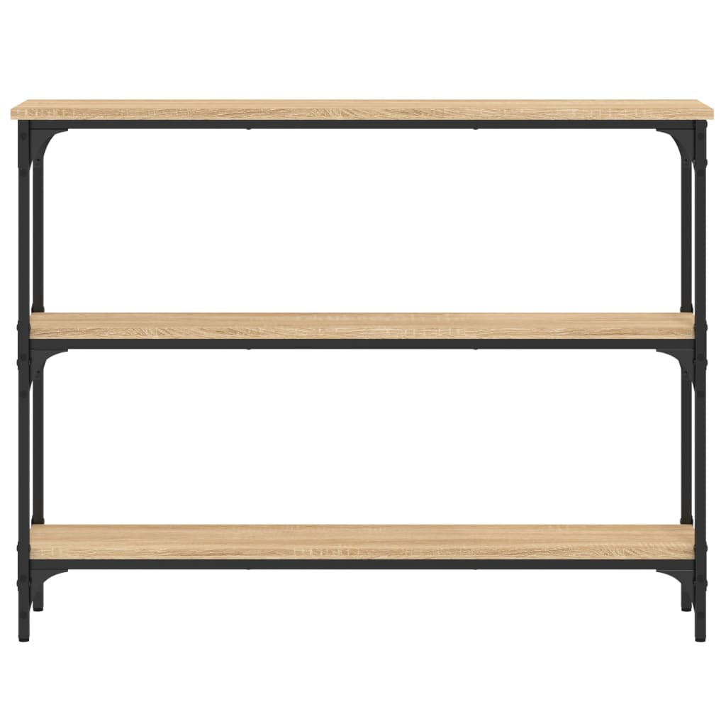 Console Table Sonoma Oak 100x22.5x75 cm Engineered Wood