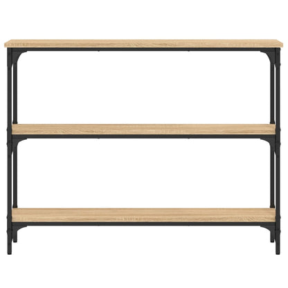 Console Table Sonoma Oak 100x22.5x75 cm Engineered Wood