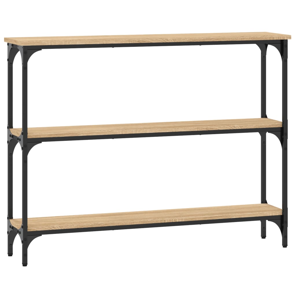 Console Table Sonoma Oak 100x22.5x75 cm Engineered Wood