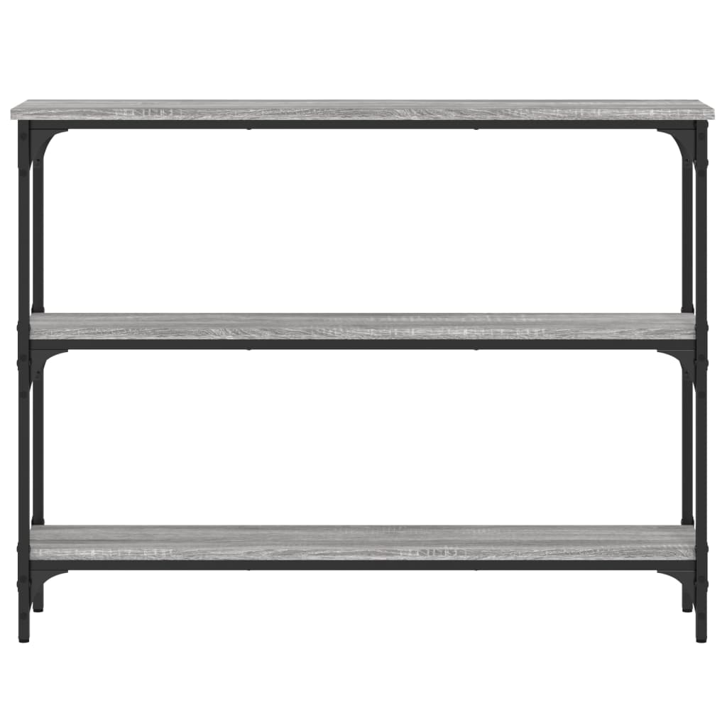 Console Table Grey Sonoma 100x22.5x75 cm Engineered Wood