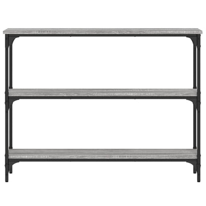 Console Table Grey Sonoma 100x22.5x75 cm Engineered Wood