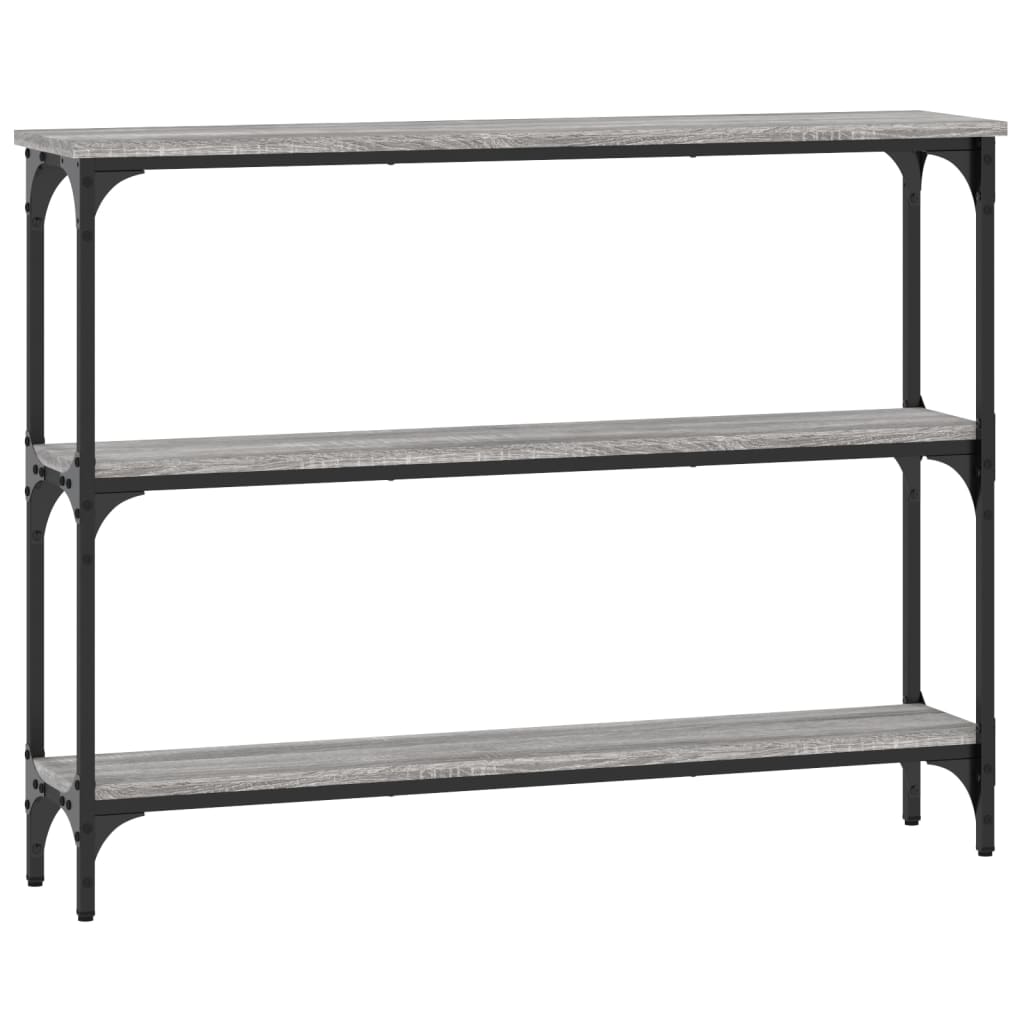 Console Table Grey Sonoma 100x22.5x75 cm Engineered Wood