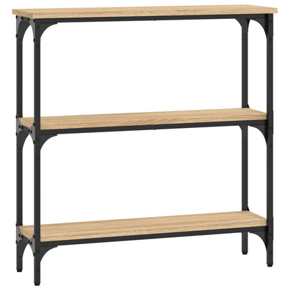 Console Table Sonoma Oak 75x22.5x75 cm Engineered Wood