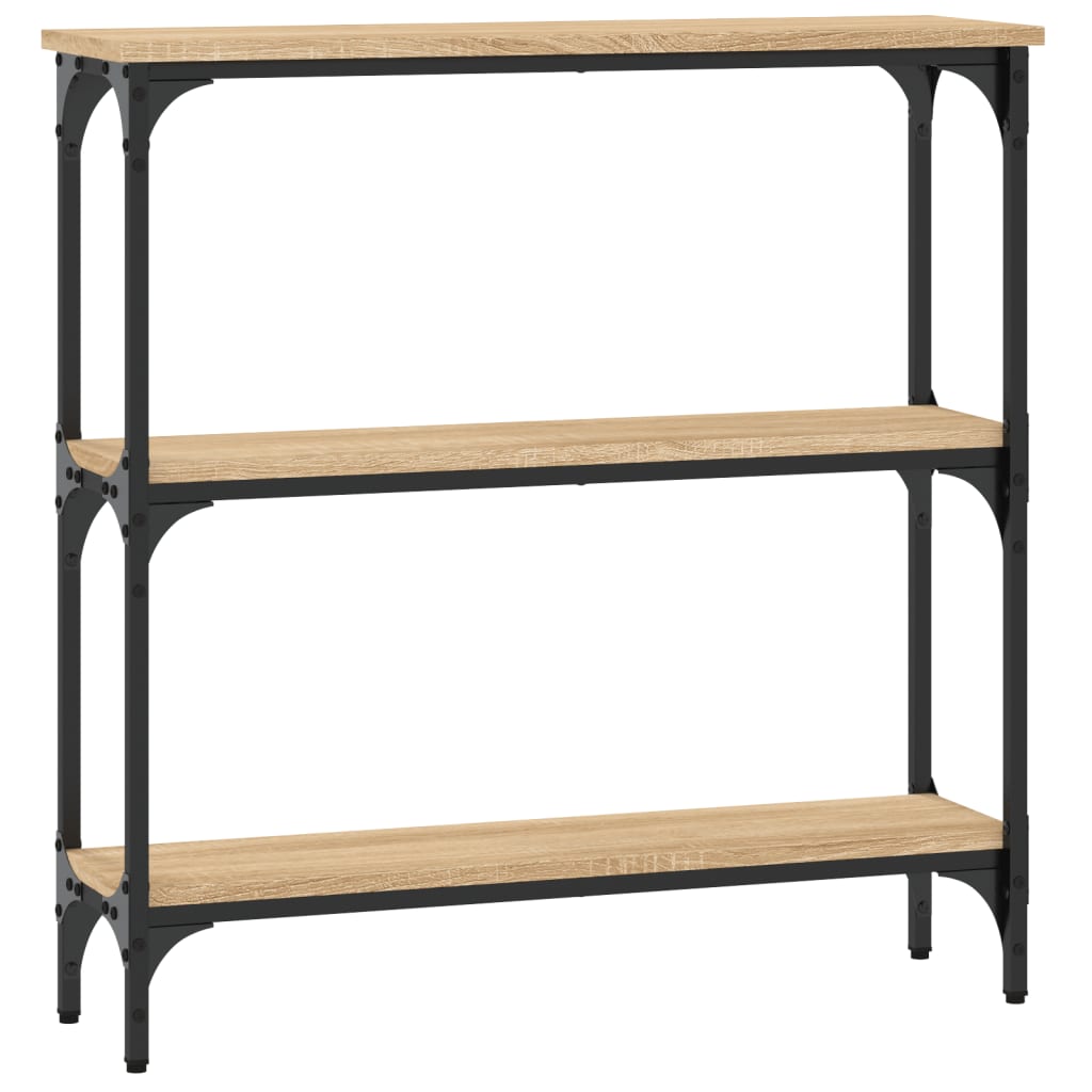 Console Table Sonoma Oak 75x22.5x75 cm Engineered Wood