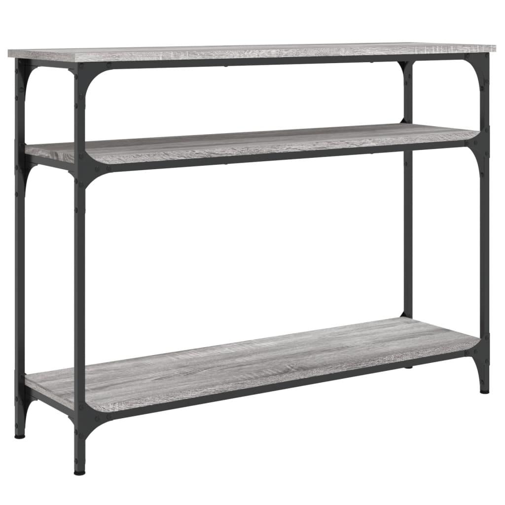 Console Table Grey Sonoma 100x29x75 cm Engineered Wood