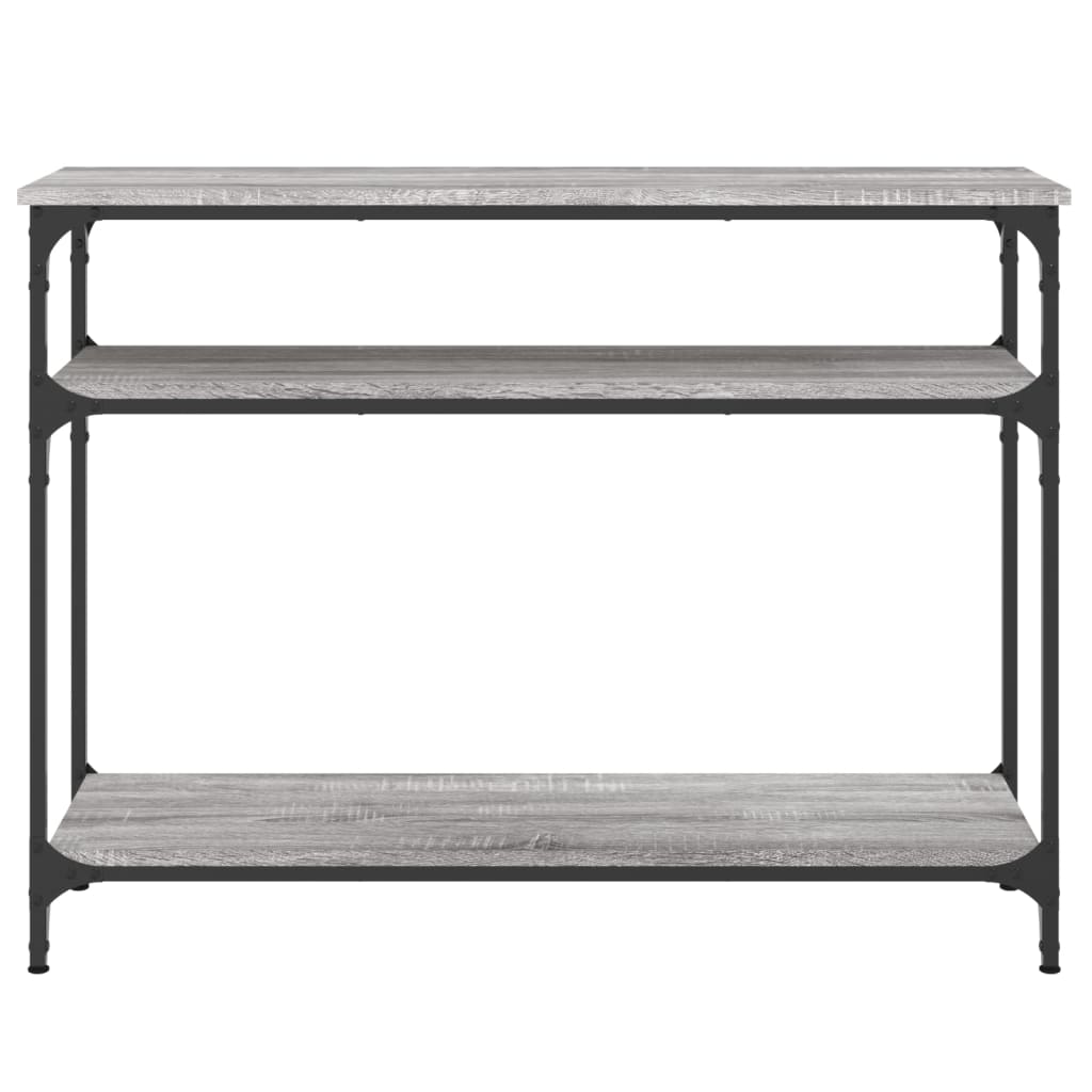 Console Table Grey Sonoma 100x29x75 cm Engineered Wood