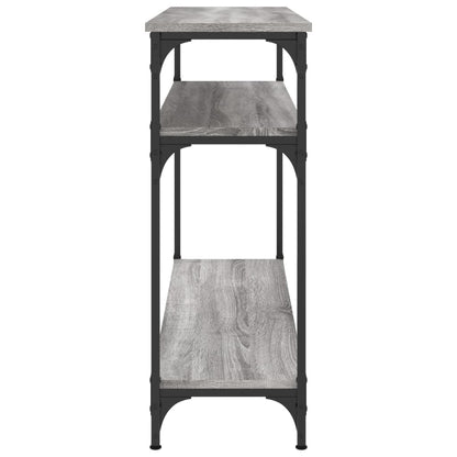 Console Table Grey Sonoma 100x29x75 cm Engineered Wood