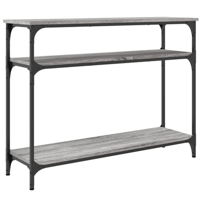 Console Table Grey Sonoma 100x29x75 cm Engineered Wood