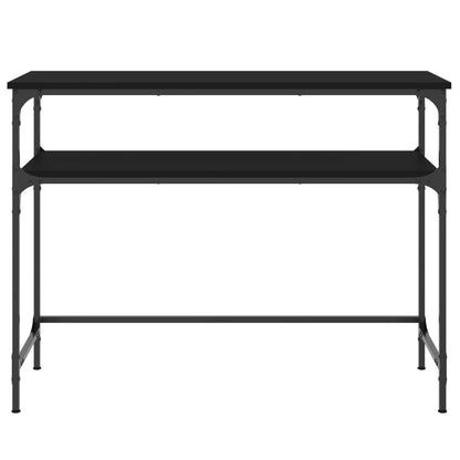 Console Table Black 100x35.5x75 cm Engineered Wood