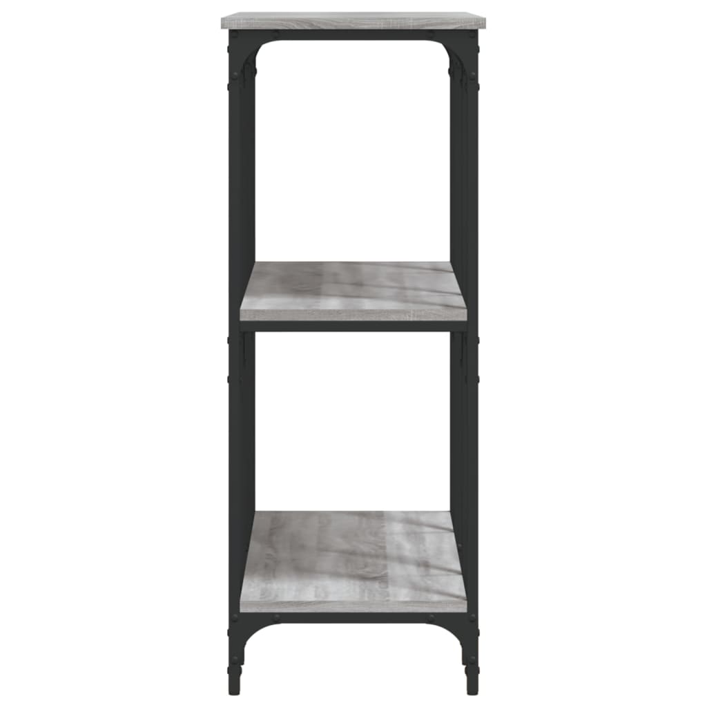 Console Table Grey Sonoma 102x35x90 cm Engineered Wood