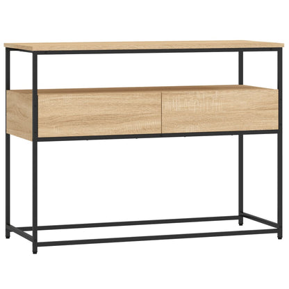 Console Table Sonoma Oak 100x40x75 cm Engineered Wood